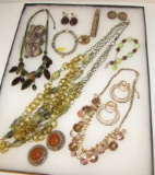 Assorted Signed & Unsigned Costume Jewelry