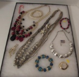 Assorted Signed & Unsigned Costume Jewelry