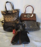 (5) Ladies Handbags including Mellow World, Luce,