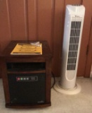 Hawaiian Breeze Oscillating Fan and Duraflame