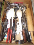 Box of Kitchen Gadgets & Utensils