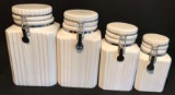 Ceramic 4-Piece Canister Set