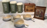 Vintage Kitchen Collectibles:  3-Piece Canister