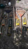 Assorted Long Handle Yard & Garden Tools