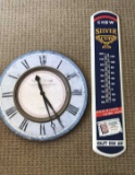 Advertising Outdoor Thermometer & Outdoor Clock