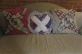 (3) Quilted Pillows