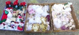 (3) Boxes of Christmas Figurines