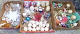 (3) Boxes of Christmas Decorations