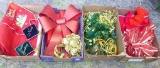 (4) Boxes of Christmas Decorations