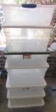 (7) Plastic Storage Containers