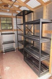 (3) Shelves:  (1) Metal & (2) Plastic