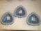 (3) Jasperware by Wedgwood Trinket Dishes 4 1