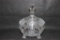 Lead Crystal Covered Candy Dish