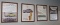 (4) Vintage Framed Car Advertisements 11 1/2