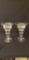 (2) Large Glass Vases-17 1/2
