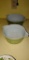 (2) Vintage Pyrex Casserole Dishes 