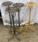 (4) Wrought Iron Potted Plant Stands - 34