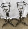 (2) Wrought Iron Potted Plant Stands 37