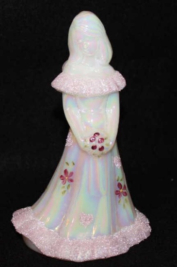 Fenton Art Glass Bridesmaid Hand Painted and