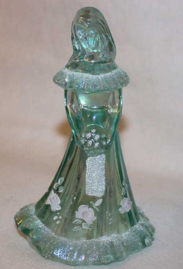 Fenton Art Glass Bridesmaid Hand Painted and