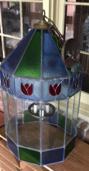 Stained Glass Light Fixture