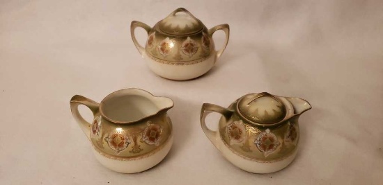 (3) Pieces of Handpainted China Reinhold