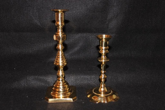 (2) Baldwin Brass Candlesticks Baldwin Historic