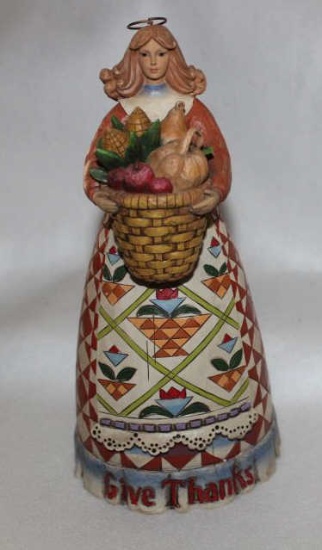 Jim Shore Figurine-2006 "Give Thanks" 10 1/2"