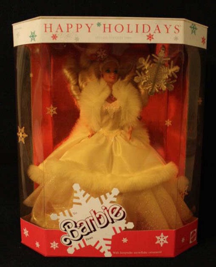 Happy Holidays Barbie Special Edition 1989 Never