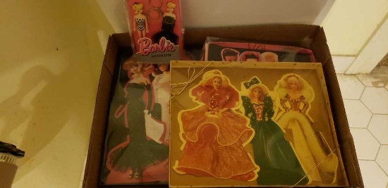 Assorted Barbie Collectibles: Barbie Keychain,