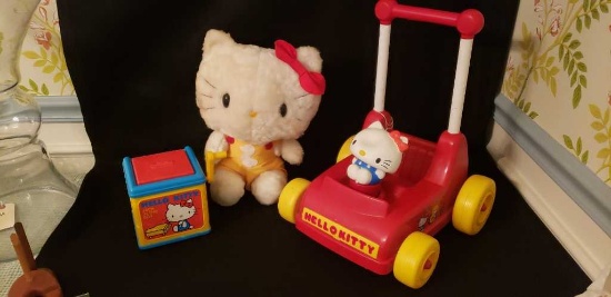 (3) Hello Kitty Collectibles-1983 Jack in the