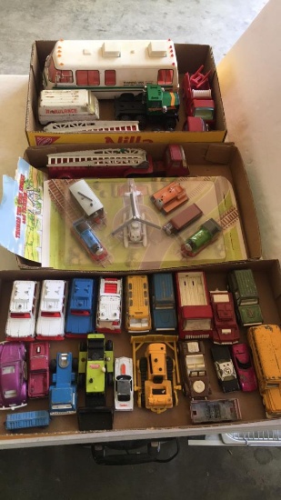 Assortment of mini Cars, Trucks, Construction