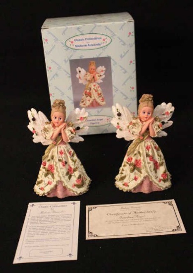 (2) Madame Alexander Guardian Angel  Figurines