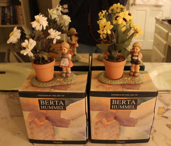 (2) Goebel Figurines w/Boxes: "For Someone