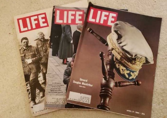 (3) LIFE Magazines: April 1964