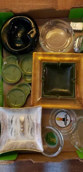 Vintage Ashtrays and Lighters Zippo, Ronson, etc