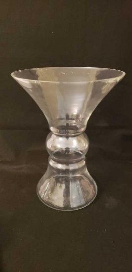 Large Glass Vase-18 3/4" A few chips around the