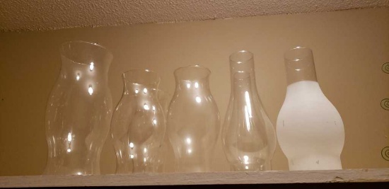 (7) Glass Globes