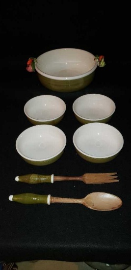 Ceramic Salad Set By ARDCO