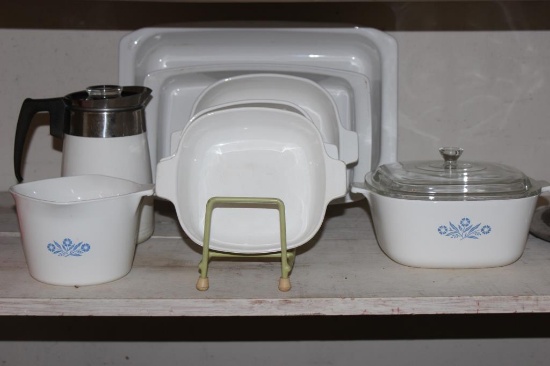 Assorted Corning Ware "Cornflower Blue"
