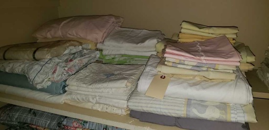 Assorted King and Queen Sheets And Pillowcases