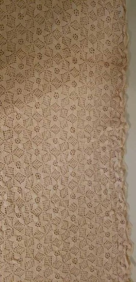 Crocheted Tablecloth 54" x 84"