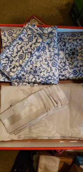 Assorted Linens Tablecloth 56" x 108", 86" Round