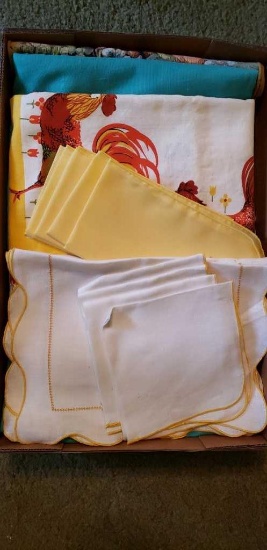 Assorted Linens 92" Round Tablecloth; 52" sq