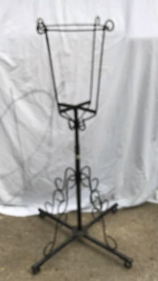 Tall Wrought Iron Plant Stand 52 1/2" High