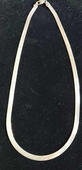 20" Sterling Herringbone Chain