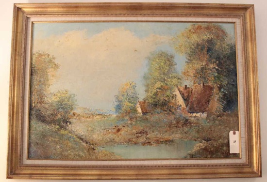 Framed Painting 41 3/4" x 30"