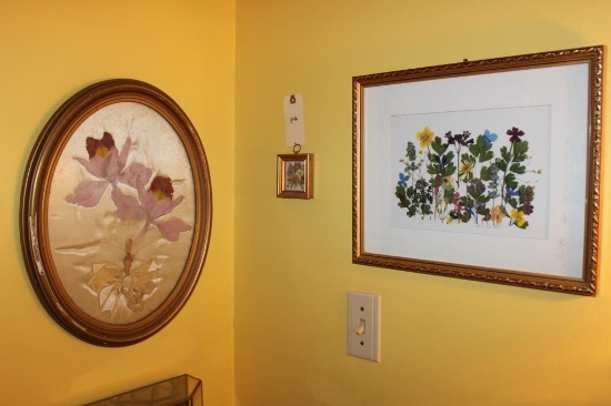 (3) Framed Pictures; Pam Randle Print 15 1/4" x