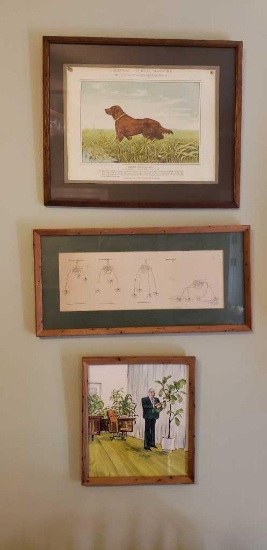 (3) Pictures 8 1/2" x 10"