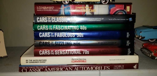 (8) Classic Car Books